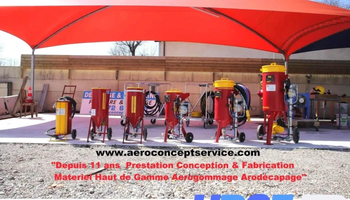Aeroconcept Fabricant De Materiels Daerogommage Et Dhydrogommage Distributeur Dabrasifs Tout - Coutras