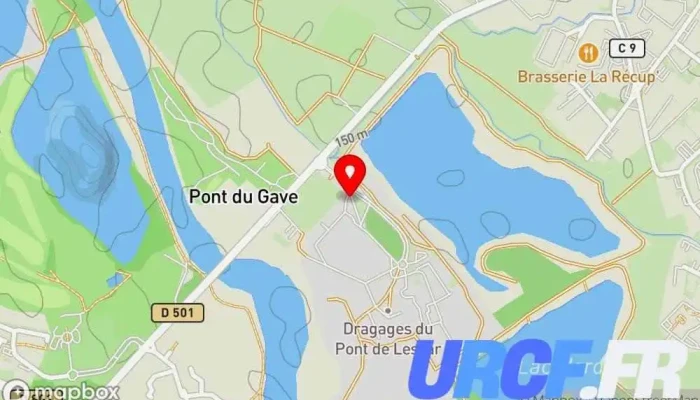 carte de Béarn Enrobés Fournisseur de matériaux de construction, Société de travaux publics à Lescar