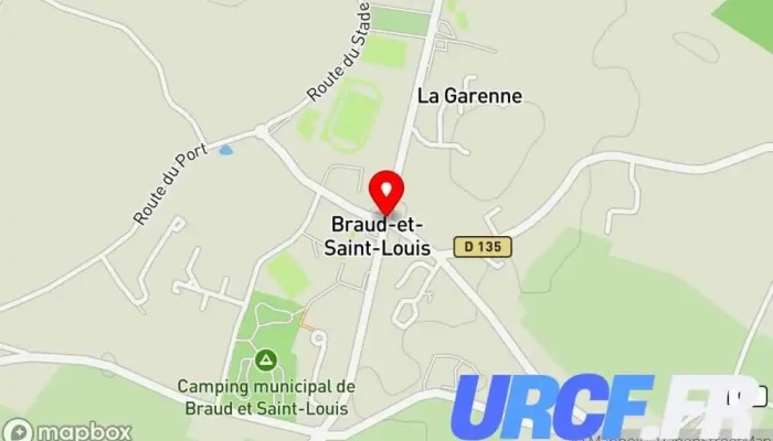 Braud -  Et Saint Louis Carte - Braud-et-saint-louis