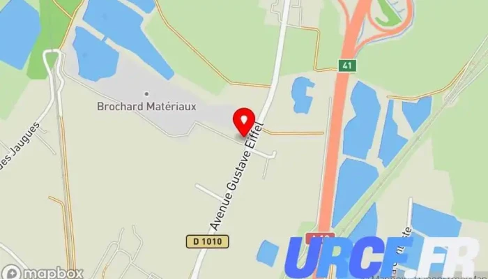 carte de Brochard Matériaux Fournisseur de matériaux de construction à Saint-Vincent-de-Paul