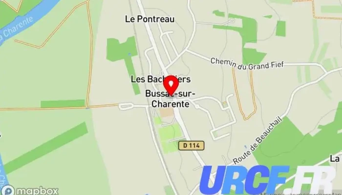 Bussac -  Sur Charente Carte - Bussac-sur-charente