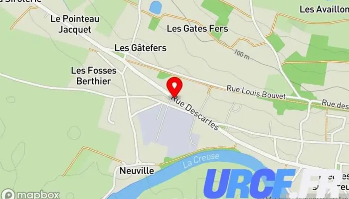 Carrieres Materiaux Construction C M C -  Carte - Yzeures-sur-creuse