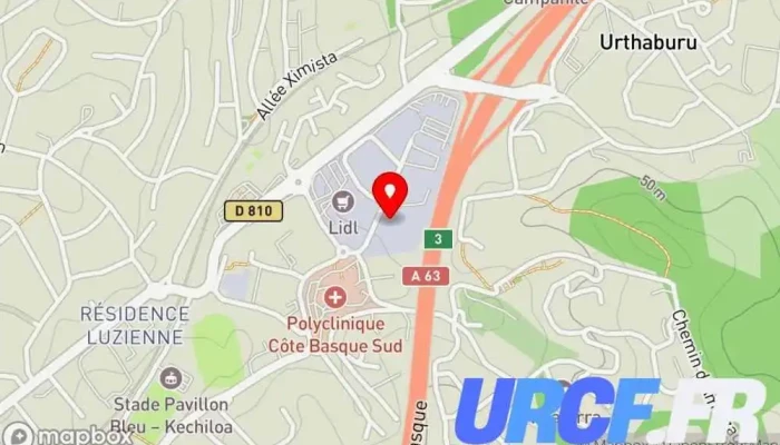 carte de CBA Matériaux - Saint-Jean-de-Luz Magasin de matériaux d'isolation à Saint-Jean-de-Luz