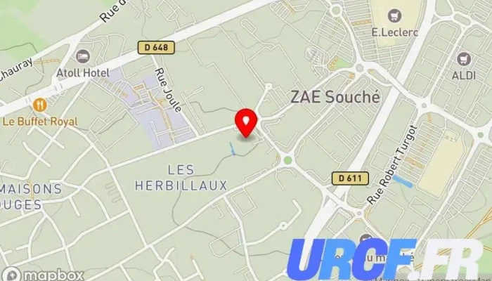 Cedeo Niort -    Herbillaux Sanitaire   Chauffage   Plomberie Carte - Niort