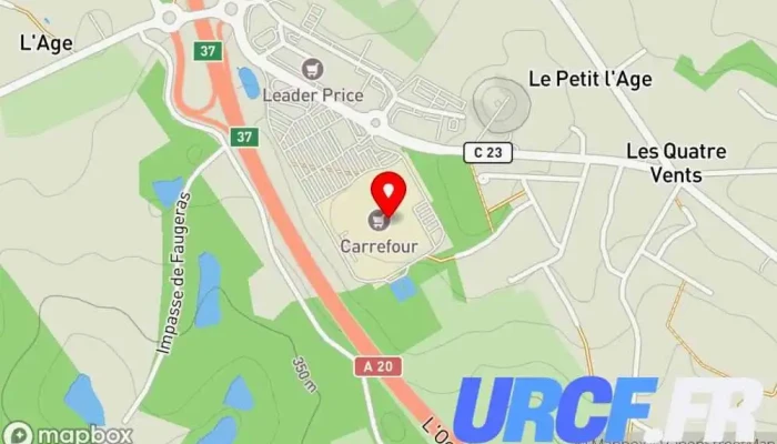 Centre Commercial Boisseuil -  Carte - Boisseuil