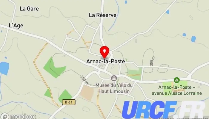 carte de Centre de Santé Médecins Solidaires d'Arnac-la-Poste Médecin généraliste à Arnac-la-Poste