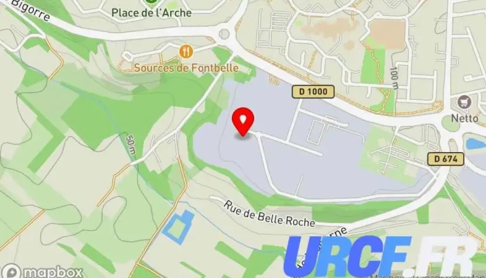 carte de Charentaise de Matériaux Enrobés Société de travaux publics à Angoulême