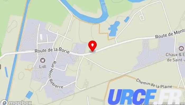 Cimchaux Ste Nouvelle Des Chaux Et Ciments Carte - Saint-astier
