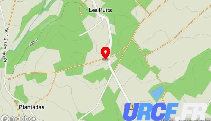 Combeaudoux -  Carte - Saint-méard