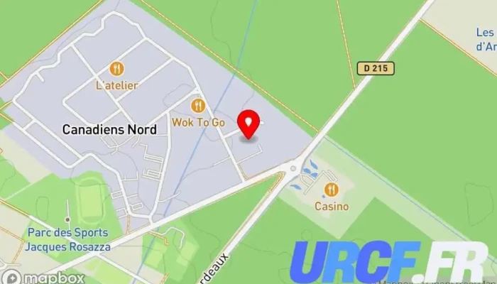 carte de CONSTRUCTIONS TRAVAUX BOIS Charpentier à Andernos-les-Bains