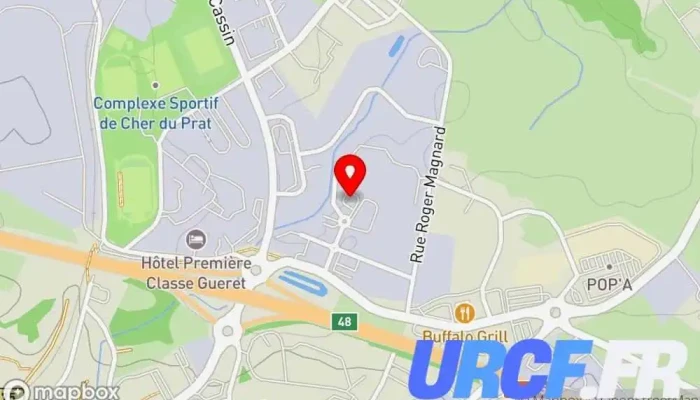 carte de Demussi Magasin de materiaux de construction, Société de travaux publics à Guéret
