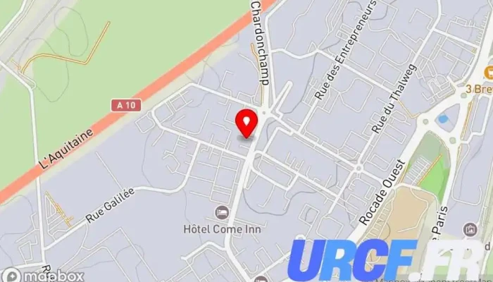 Foussier Poitiers -  Carte - Poitiers