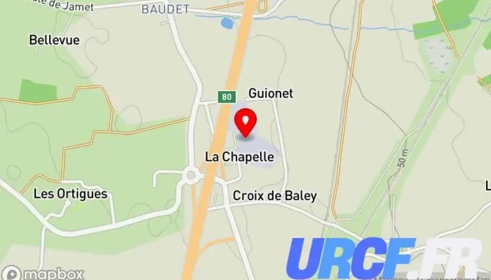 carte de Garandeau Freres Fournisseur de granulats à Cavignac