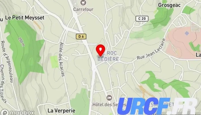 carte de HB Mat EURL Hervé Blanc Magasin de materiaux de construction à Sarlat-la-Canéda
