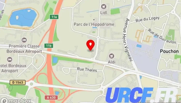 La Plateforme Du Batiment   Merignac Carte - Mérignac