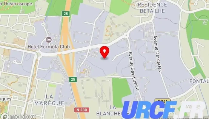 carte de Libaud Agence Artigues Fournisseur de produits en béton à Artigues-près-Bordeaux