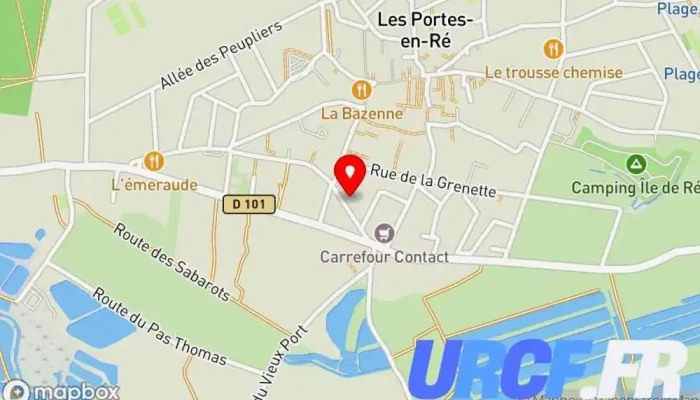 carte de Maison et Jardin en Ré Quincaillerie à Les Portes-en-Ré