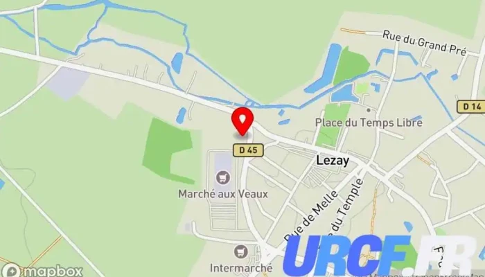 Marbrerie Geoffroy -  Carte - Lezay