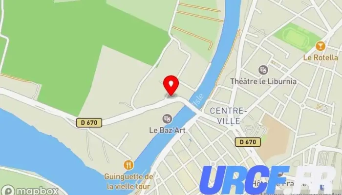 carte de MBA FRONSAC Négociant en bois à Fronsac