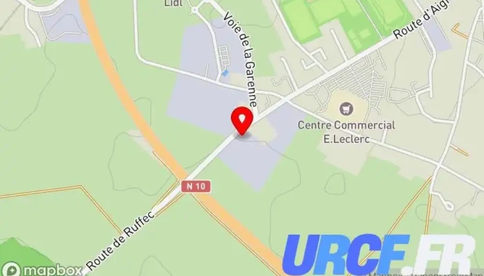 Nord Charente Bois -  Carte - Ruffec