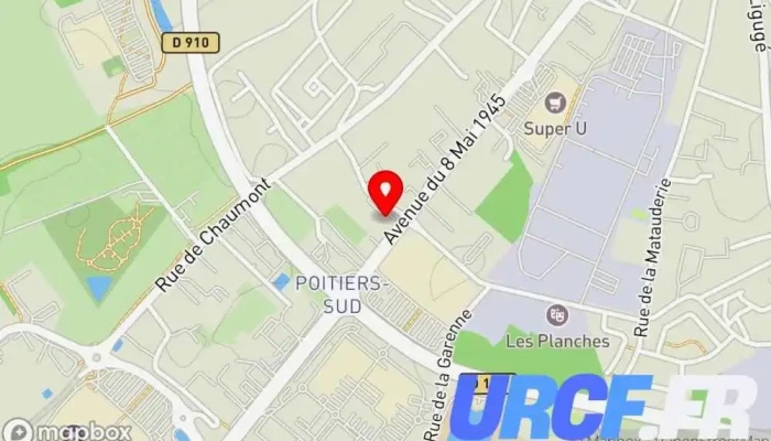 Pointp   Poitiers Carte - Poitiers