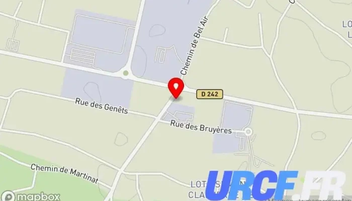 carte de POINT.P - St Loubes Magasin de materiaux de construction, Service de gestion des déchets à Saint-Loubès