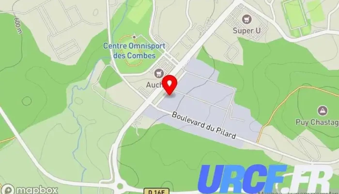 Puybaret Egletons -  Carte - Égletons