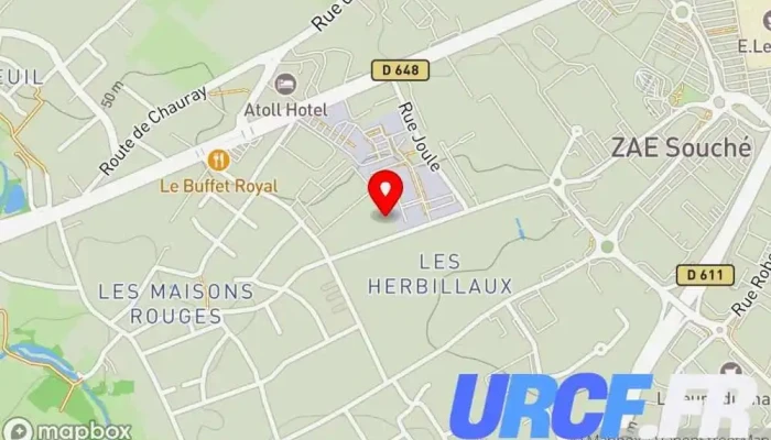 R Carrelage -    Niort Carte - Niort