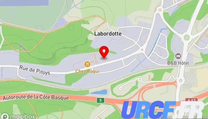 carte de RSJ Maîtrise d'Oeuvre Entreprise de construction à Anglet