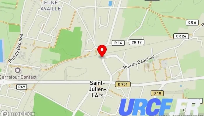 Scop Bonnes -  Carte - Saint-julien-l'ars
