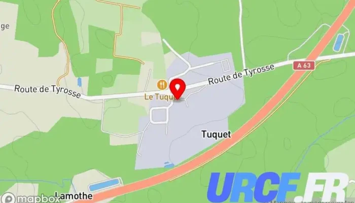 carte de SERVARY BOIS Négociant en bois, Scierie à Angresse