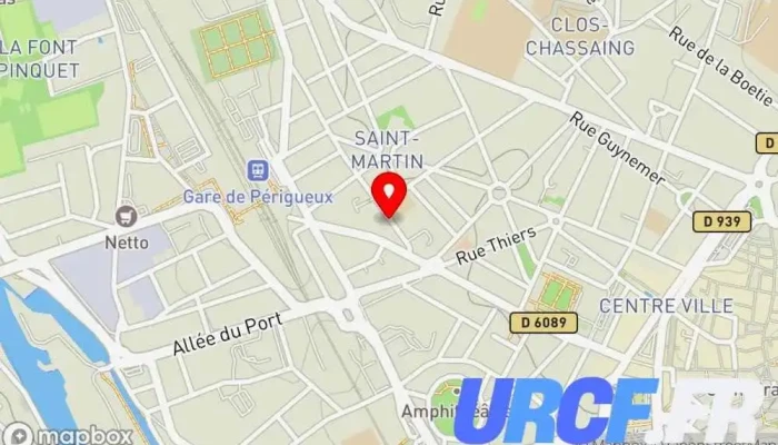 carte de Terreal Magasin de materiaux de construction à Périgueux
